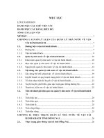 Hoàn thiện quản lý nhà nước về vận tải hành khách của tỉnh đồng nai