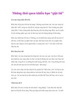 Những thói quen khiến bạn “giật lùi” potx