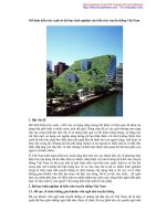 Mô hình kiến trúc xanh docx