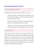 Phương pháp nghiên cứu khoa học của Mendel docx