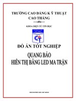 Luận văn: Quang báo hiển thị bằng led ma trận ppt