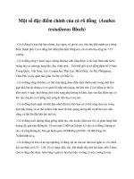 Một số đặc điểm chính của cá rô đồng (Anabas testudineus Bloch) pptx