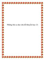 Những bài ca dao chủ đề học hành potx