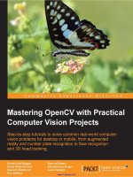 Mastering OpenCV with Practical Computer Vision Projects pptx