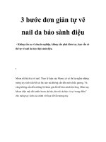3 bước đơn giản tự vẽ nail da báo sành điệu doc