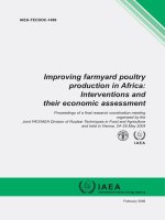 Improving farmyard poultry production in Africa: Interventions and their economic assessment pptx