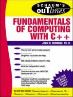 John r  hubbard   schaum's outline of fundamentals of computing with c++