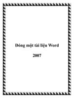 Đóng một tài liệu Word 2007 docx