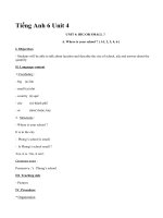 Tiếng Anh 6 Unit 4