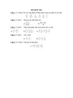 ĐỀ KIỂM TRA MÔN TOÁN TIỂU HỌC pptx