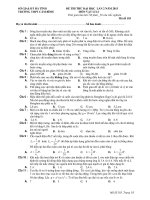 Đề Thi Đại Học Khối A, A1 Vật Lý 2013 - Phần 7 - Đề 11 docx