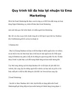 Quy trình tối đa hóa lợi nhuận từ Email Marketing potx