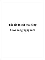 Tóc tết thướt tha cùng bước sang ngày mới docx