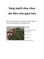 Sung muối chua chua cho bữa cơm ngon hơn docx