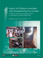 Indoor Air Pollution Associated with Household Fuel Use in India: An exposure assessment and modeling exercise in rural districts of Andhra Pradesh, India doc