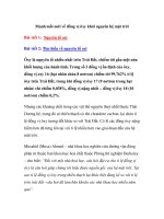 Manh mối mới về đồng vị ôxy khởi nguyên hệ mặt trời pptx