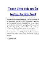 Trang điểm mắt cực ấn tượng cho đêm Noel pptx