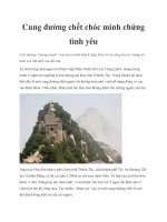 Cung đường chết chóc minh chứng tình yêu pptx