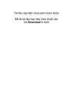 Đề tài Phòng cháy, chữa cháy cho công trình