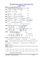 ĐỀ KIỂM TRA CHẤT LƯỢNG HỌC KÌ II MÔN TOÁN LỚP 7 ĐỀ 4 pptx