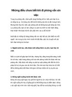 Những điều chưa biết khi đi phỏng vấn xin việc docx