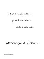 A tasty transformation... from the outside in... & the inside out... docx