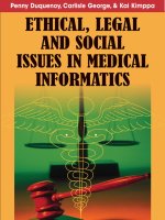 Ethical, Legal, and Social Issues in Medical Informatics pot