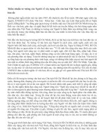 Thấm nhuần tư tưởng của người về xây dựng nền văn hoá việt nam tiên tiến