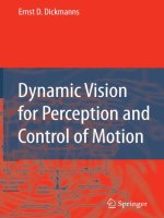 Dynamic Vision for Perception and Control of Motion ppt