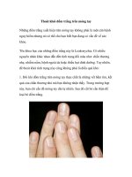 Thoát khỏi đốm trắng trên móng tay potx