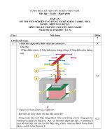 đáp án đề thi lí thuyết tốt nghiệp khóa 2 - điện dân dụng - mã đề thi ddd - lt (31)