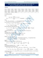 Bảo toàn khối lượng trong các bài toán hữu cơ đáp án và hướng dẫn giải bài tập tự luyện potx