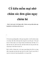 Cổ kiêu mềm mại nhờ chăm sóc đơn giản ngay chớm hè pdf