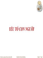 YẾU TỐ CON NGƯỜI potx