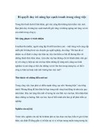 Bí quyết duy trì năng lực cạnh tranh trong công việc docx