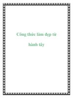 Công thức làm đẹp từ hành tây pptx