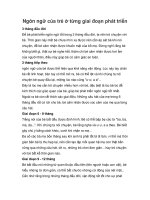 Ngôn ngữ của trẻ ở từng giai đoạn phát triển pot