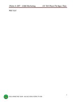 Xây dựng kế hoạch hoàn thiện dịch vụ  tại grace cafe sai gòn