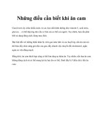 Những điều cần biết khi ăn cam pot