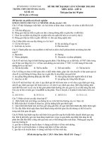 ĐỀ THI THỬ đại học lần i năm học 2012 2013 sinh học chuyên bắc giang