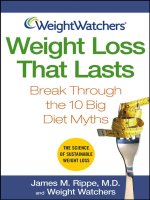 Weight Loss That Lasts Break Through the 10 Big Diet Myths ppt