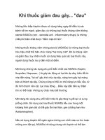 Khi thuốc giảm đau gây... 