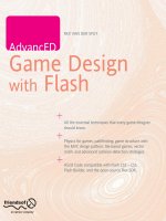 AdvancED Game Design with Flash potx