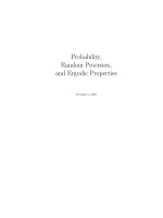 probability, random processes and ergodic properties -  gray