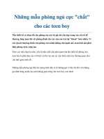 Những mẫu phòng ngủ cực 