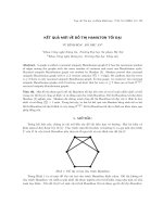 Kết quả mới về đồ thị Hamilton tối đại. ppt