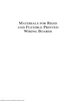 Materials for Rigid and Flexible Printed Wiring Boards ppt