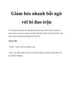 Giảm béo nhanh bất ngờ với bí đao trộn pot