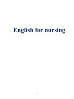 English for nursing docx