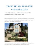 TRANG TRÍ NỘI THẤT: KHU VƯỜN MÙA XUÂN pdf